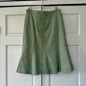 Fit and flare midi skirt